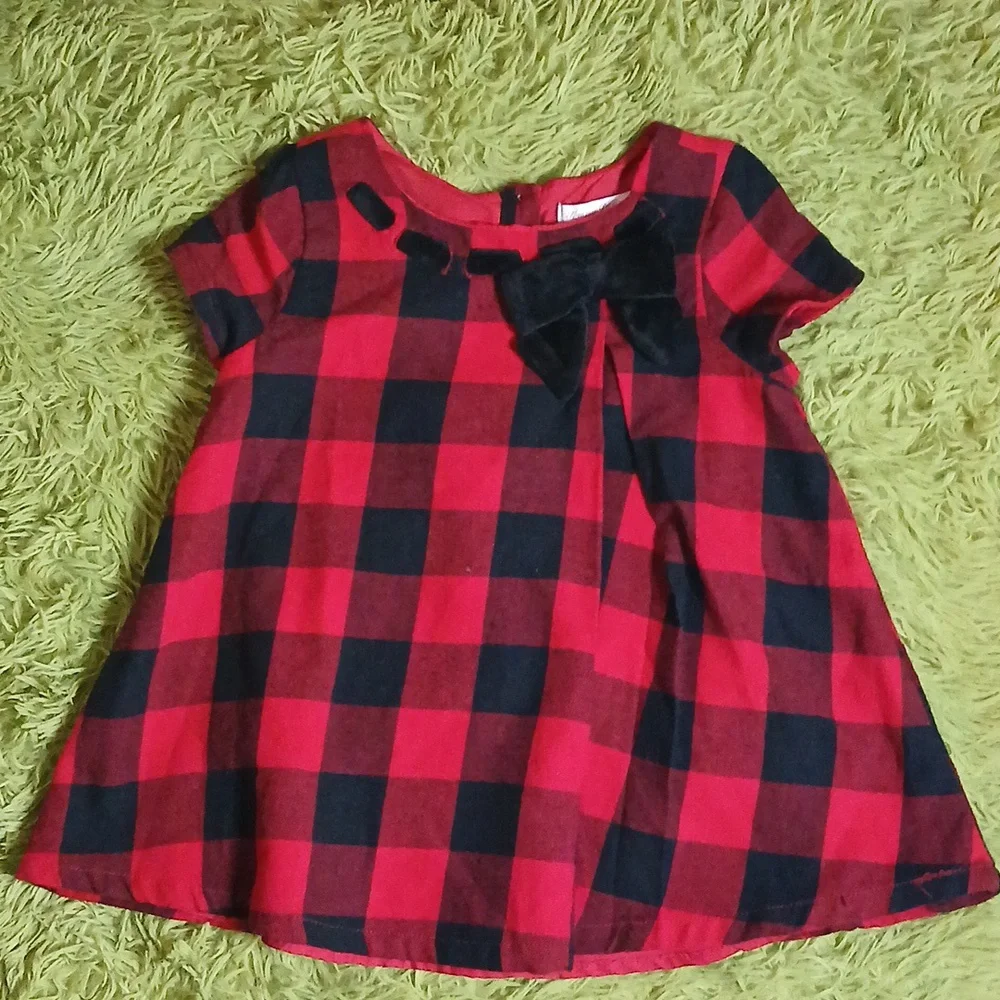 Tommy Bahama‎ Gingham Checkered Short sleeve toddler girl dress Size 5T